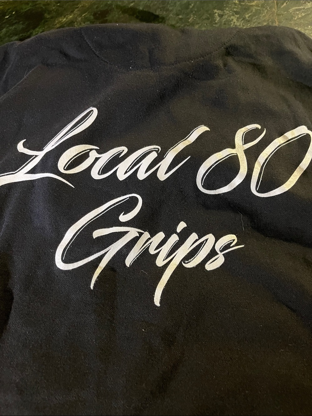 ATSE Local 80 Grips Hollywood Film Crew Black Hoodie Sweatshirt Men’s Medium